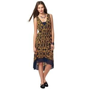 Princess Vera Wang Junior Ikat Hi-Low Dress XS